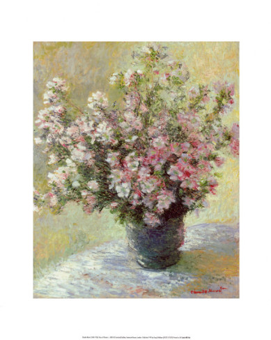 Vase of Flowers - Claude Monet Paintings